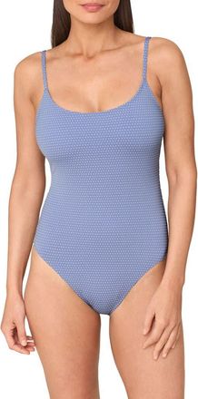 Andie Swim The Amalfi Long Torso One-Piece Swimsuit in Wisteria at Nordstrom, Size X-Large