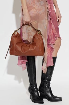 Diesel D-LINE Small Bag, Womens, Brown