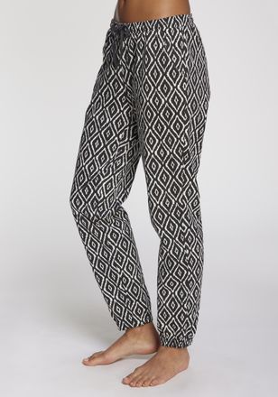 Vivance Pyjamahose VIVANCE DREAMS, Damen, Gr. 44/46, N-Gr, schwarz-weiss (schwarz, wei&szlig;, gemustert), Single Jersey, Obermaterial: 100% Baumwolle, gemustert, B