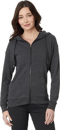 Prana Prana Cozy Up Jacket Womens Charcoal Heather Full Zup Hooded Active DDR347