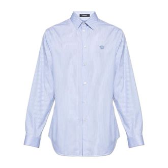 Versace Hombre, Camisas, Azul, Talla: L