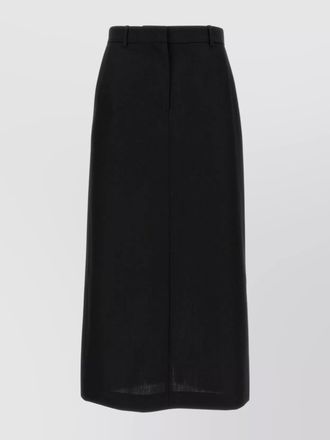 Toteme midi skirt with slit and pockets