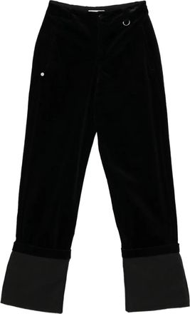 Samuel Gui Yang Pantaloni a coste - Nero