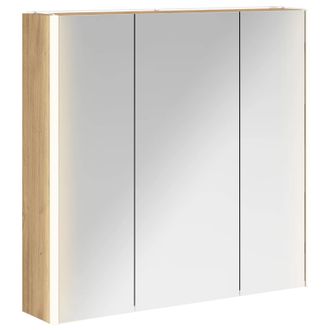 vidaXL Armario Con Espejo De Ba&ntilde;o Roble Artesanal 73.5 X 15.5 X 70 Cm Vidaxl