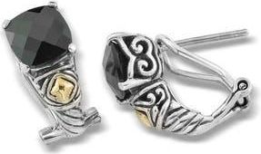 Samuel B. Black Spinel Hoop Earrings at Nordstrom Rack