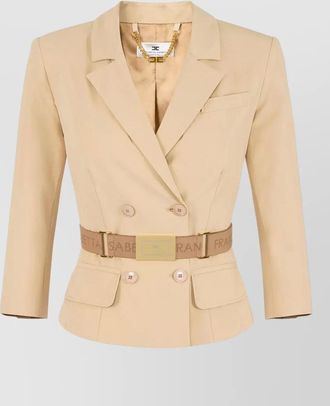 Elisabetta Franchi belted blazer