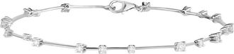 Lana Jewelry 14K Gold Solo Moveable Diamond Bracelet in White Gold at Nordstrom, Size 6