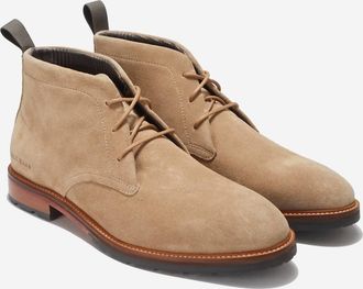 Cole Haan Mens Berkshire Chukka Boot In Dark Latte Suede