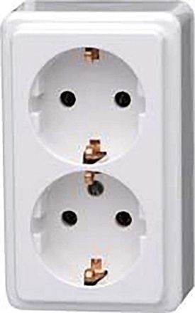 OEM Enchufe Doble Con Toma De Tierra Para Montaje En Superficie - Programa Est&aacute;ndar 16a 250v