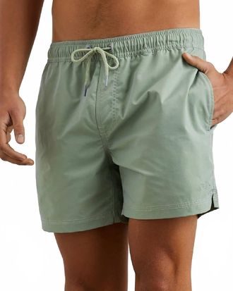 Rails Mens La Brea Swim Short In Tea Leaf