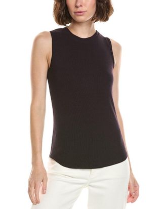 T Tahari Ribbed Tank Top
