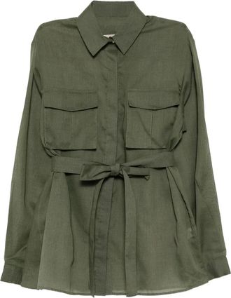 Elie Saab Camicia a maniche lunghe - Verde