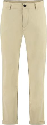THE (ALPHABET) Klassieke Chino Broek - Heren - Chinos - Beige - L - Leer - Broeken