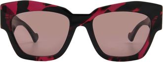 Gucci Brown Cat Eye Ladies Sunglasses GG1422S 004 55