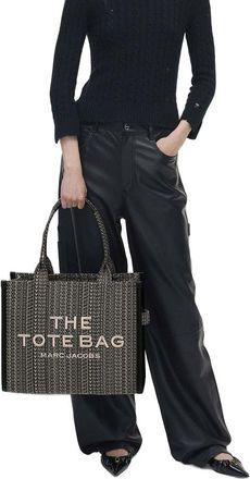 Marc Jacobs Womens Tote Bag Beige Cotton - Tote-Bags