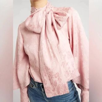 Mille Gigi Jaquard Top In Pink