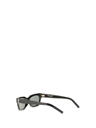 Saint Laurent Womens Sunglasses M175 Black Acetate