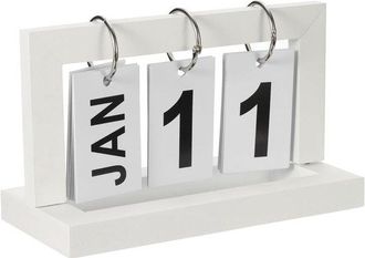 OEM Calendario Perpetuo De Madera Vintage - Decoraci&oacute;n De Escritorio Para Mostrar El Mes Y El D&iacute;a