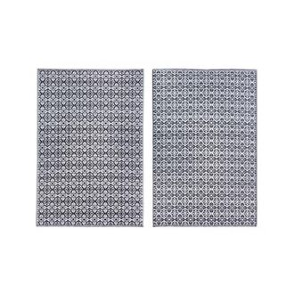 BIZZOTTO Alfombra Tirrenia Negro-blanco 150x210 Cod.0607635