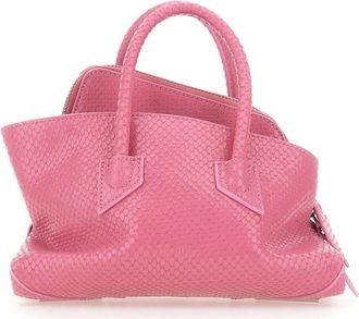 The Attico La Passeggiata Mini - Dames - Handtassen - Roze - ONE Size - Leer - Tassen