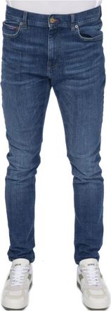 Tommy Hilfiger Mw 0Mw 31101 1AE Heren Celeste Jeans - Heren - Slim Fit Jeans - Blauw - W35 - Denim - Jeans