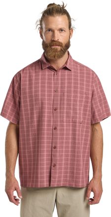 Jack Wolfskin Funktionshemd JACK WOLFSKIN MESETA SHIRT M, Herren, Gr. L (52), Normalgr&ouml;ssen, asphalt, schwarzrust, Obermaterial: 100% POLYESTER, Hemden Funktionshem