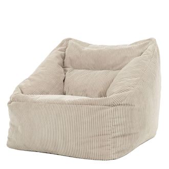Icon Brand Puf sill&oacute;n de pana beige