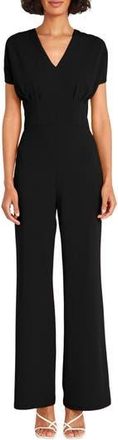 Maggy London Pleated Bodice Jumpsuit in Black at Nordstrom Rack, Size 10