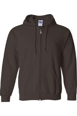 Gildan Heavy Blend Unisex Adult Full Zip Hooded Sweatshirt Top