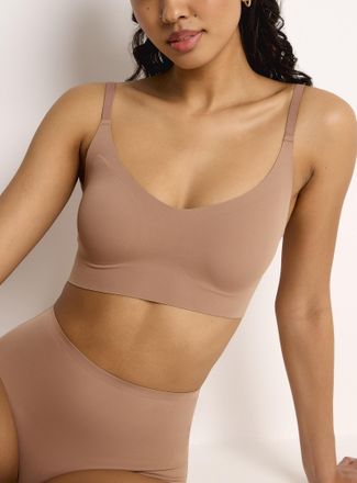 Miiyu Womens Stretch V-neck bralette