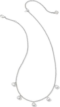 Kendra Scott Womens Gabby Strand Necklace In Silver