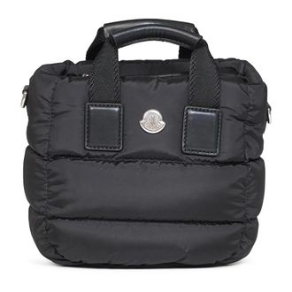 Moncler Tassen, Dames, Zwart, ONE Size, Katoen, Micro Caradoc Cross Body Bag