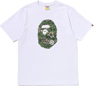 A Bathing Ape Resort Ape Head Relaxed Fit T-Shirt White 0ZXTEM321101QWHX