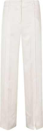 Semicouture Butter Wide-Leg Cadi Pants