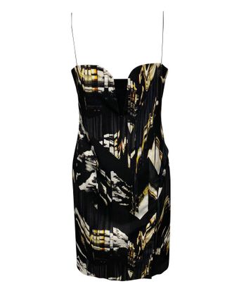 Kenzo Pre-owned Womens Sweetheart Bodycon Dress in Multicolor - Multicolour - Size Medium
