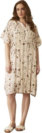 In Front Bianca Jurk Zand Print - Dames - Casual kleedjes - Veelkleurig - M/L - Nylon - Kleedjes