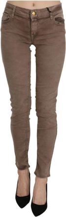 Cycle Bruine Slim Fit Skinny Jeans - Dames - Skinny Jeans - Bruin - W30 - Katoen - Jeans
