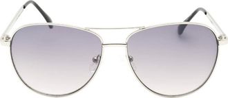 Guess Womens Guess Gradient Smoke Lens Silver Sunglasses - Size: ONE size