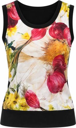 Dolce & Gabbana Mouwloze Tops - Dames - Tops zonder mouwen - Veelkleurig - M - Katoen - Tops