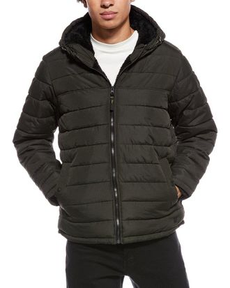 Hawke & Co Sherpa-Lined Puffer Jacket