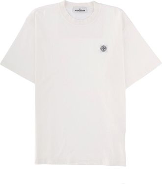 Stone Island T Shirt With Logo Patch