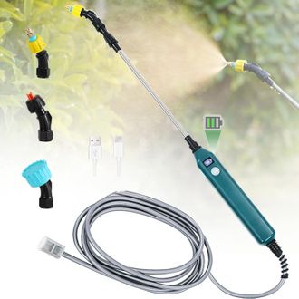 OEM Pulverizador El&eacute;ctrico Para Plantas Con Bater&iacute;a, Pulverizador De Jard&iacute;n Con 3 Boquillas Ajustables, Indicador De Nivel De Bater&iacute;a Visible, Pulverizado