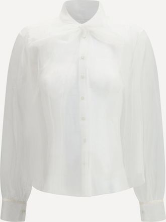 Forte_Forte FORTE_FORTE Tulle Shirt with sash Female I