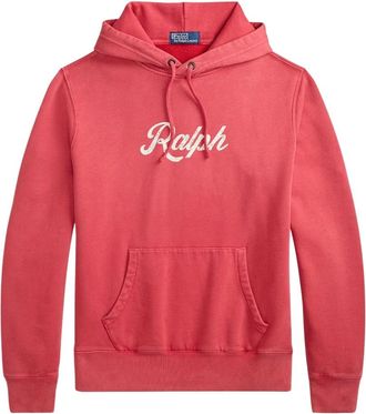 Ralph Lauren The Ralph Logo Sweatshirt - Heren - Hoodies - Rood - S - Katoen - Hoodies & sweatvesten