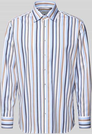 Eterna Regular Fit Business Hemd aus Baumwolle mit Kentkragen in Sand, Größe 39