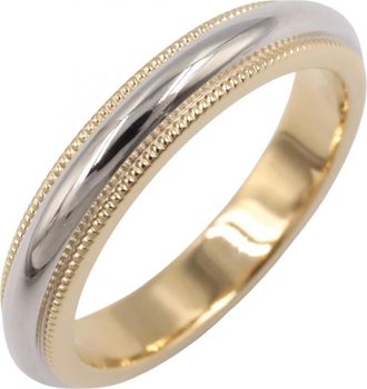 Tiffany & Co. Platinum Yellow Gold Yellow Gold (18K) Platinum 950 Band Ring (Pre-Owned)