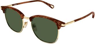 Chlo&eacute; CH0384S 003 Womens Sunglasses Gold Size 52