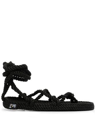 Nomadic State of Mind Romano rope sandals - women - Fabric/Fabric/Fabric - 39 - Black