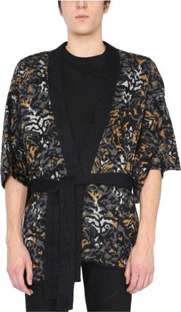 Saint Laurent Straight Neck With Contrasti - Heren - Vesten - Veelkleurig - XS - Truien & Vesten