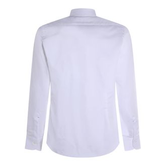 Mazzarelli Mens Shirts Bianco _100 % Co